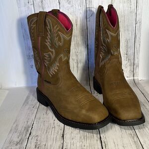 Ariat Women's Krista Metguard Steel Toe Work Boot Western size 10